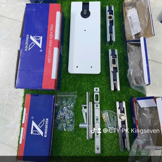 Phụ kiện khoá lề cửa nhôm